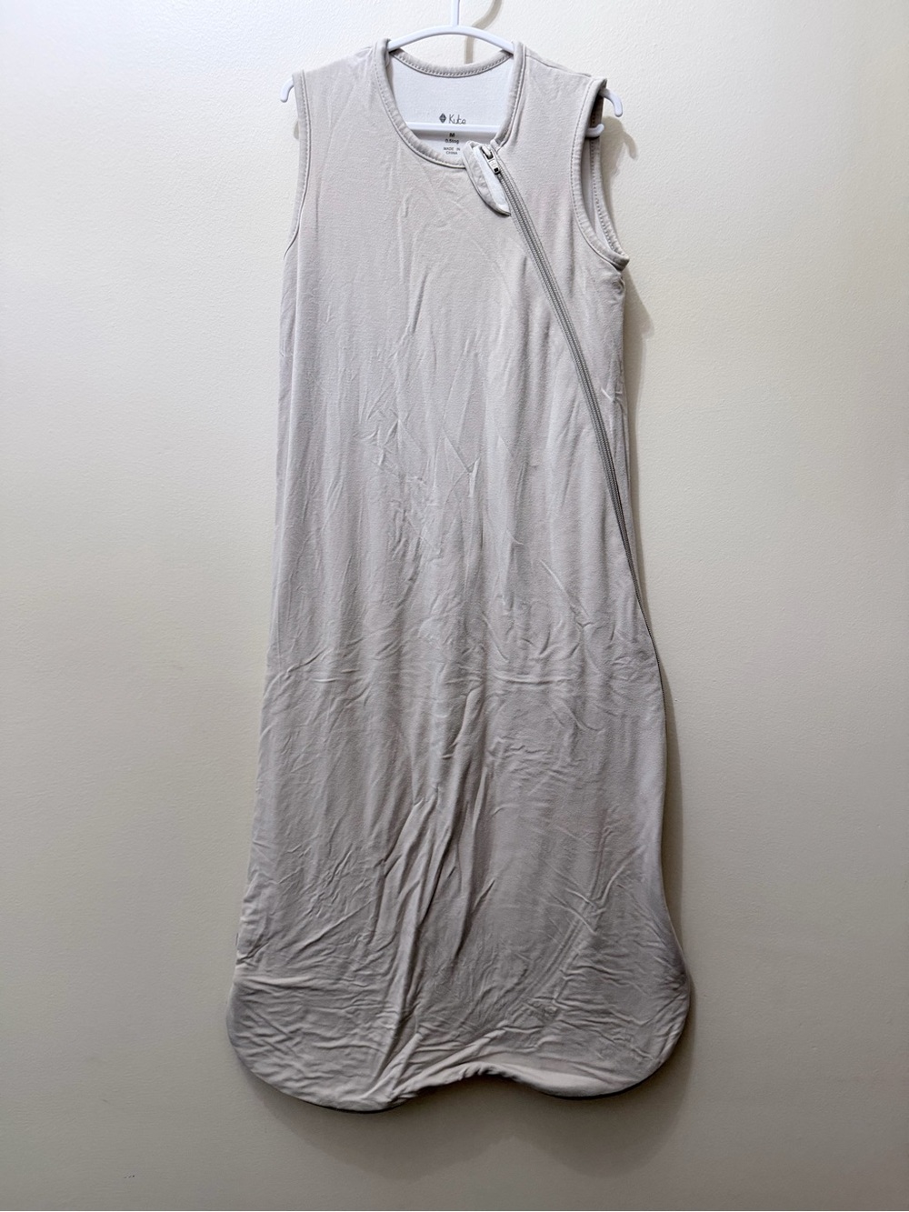 Kyte Baby 0.5 Tog Bamboo Sleeping Bag M 18-30lbs 26-33” Gray Unisex Baby